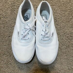 White Vans Sneakers Size 7.0 EUC Only Worn Once